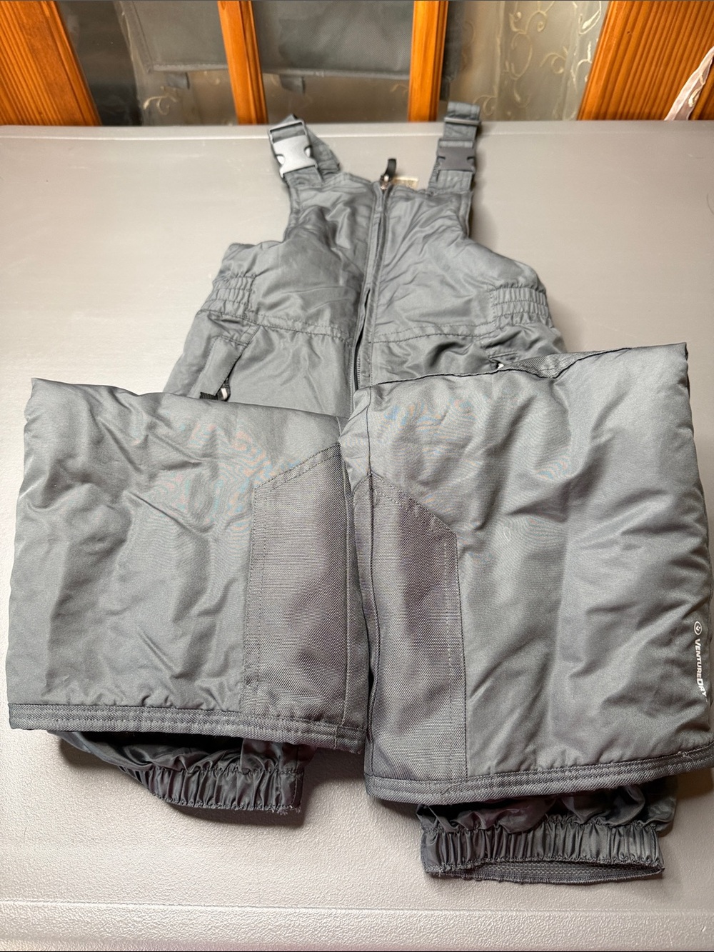 ❄️ Champion Kids Grey Snow Bibs. Size: XS